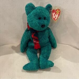 Ty Beanie Baby Wallace the Bear, NWT